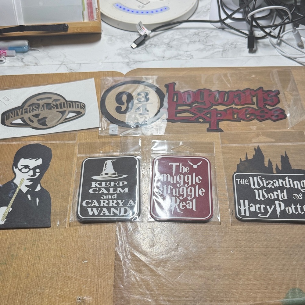 Hogwarts Express & Harry Potter die cut Set